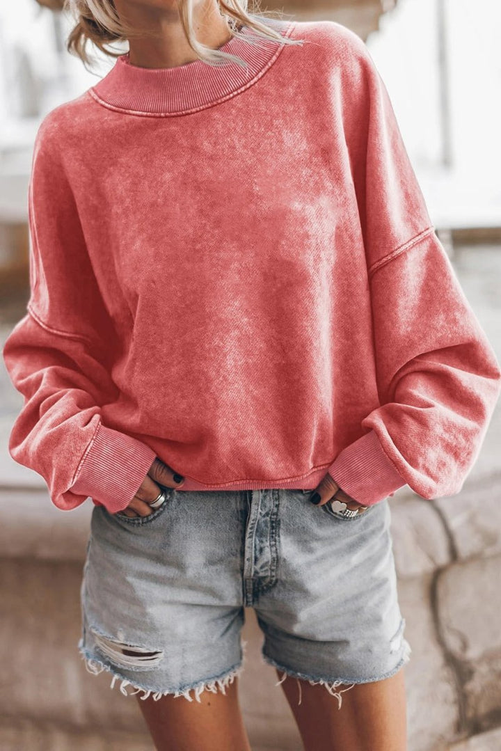 Chic und Stil | Washed sweater for women