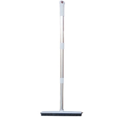 Universal rubber broom for effective pet hair removal